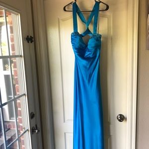 BLUE FORMAL DRESS